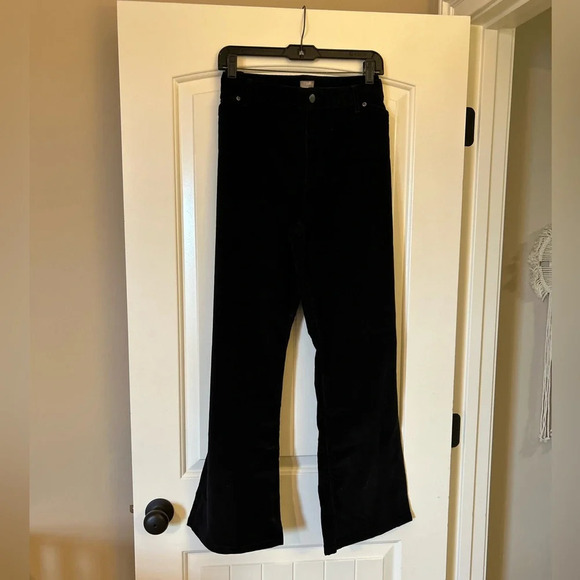 Normcore Minimalism J. Jill Black Corduroy Pants w/ Stretch. 🌿 #classic - Picture 1 of 9